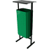 Урна уличная для мусора СТАНДАРТ, 50 л, металл, зелёный