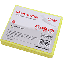 Салфетка универсальная "ПВАмикро Лайт", 36х30 см, 5 шт/упак, желтый
