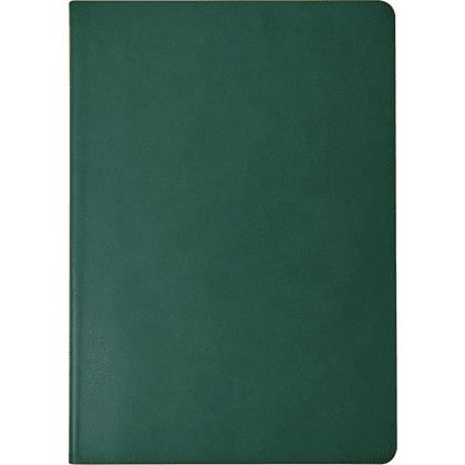 Блокнот "1818-15", А5, 80 листов, темно-зелёный