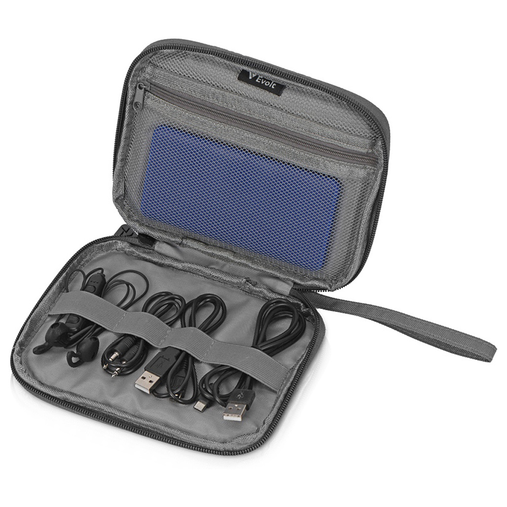 Органайзер для проводов и электроники "Keep Organized M", темно-серый - 2