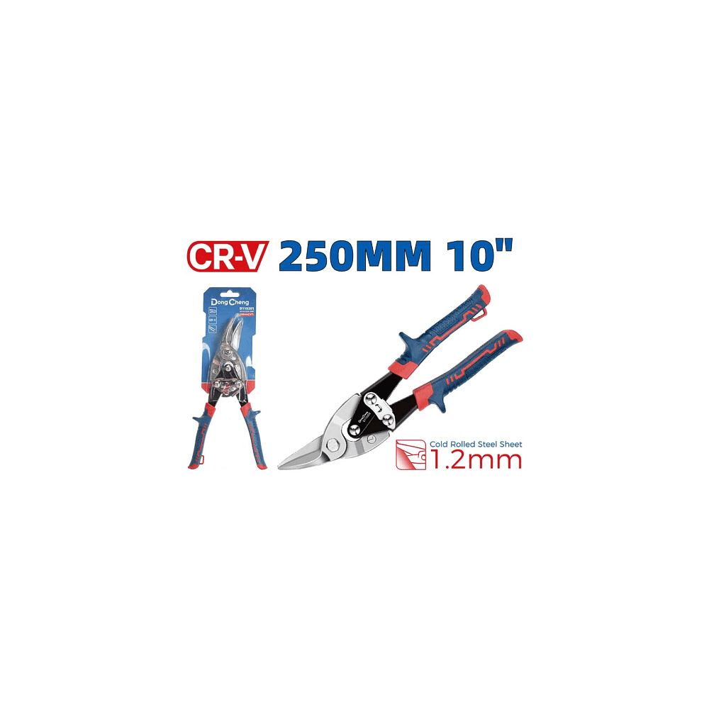 Ножницы по металлу "DongCheng D115201", 10", левый рез - 2