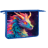 Папка для тетрадей "Дракон", А5, на липучке, пластик, синий