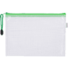 Папка конверт на молнии "Deli", А5, прозрачный - 4