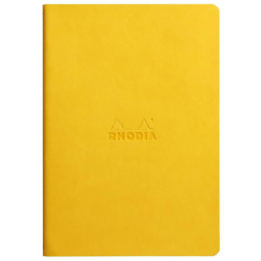 Блокнот "Rhodiarama", A5, 32 листа, линейка, желтый нарцисс