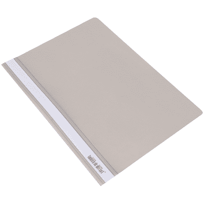 Папка-скоросшиватель "Inter-folia", А4, серый