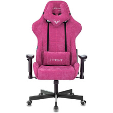 Кресло игровое Бюрократ "VIKING KNIGHT Fabric", ткань, металл, малиновый