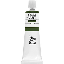 Краски масляные Renesans "Oils for art", 42 зеленый золотистый, 60 мл, туба
