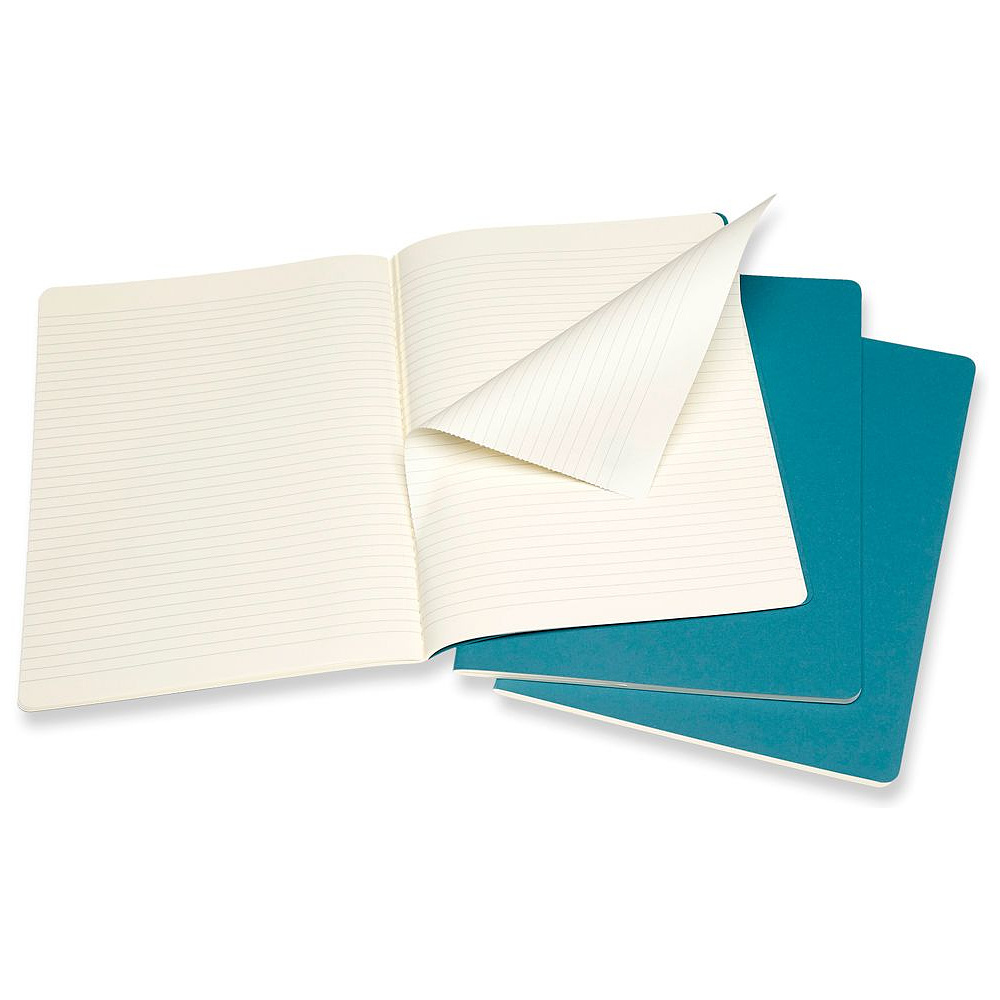Блокнот "Cahier Journal Xlarge", А4, 190x250 мм, 60 л, 3 шт, голубой - 2