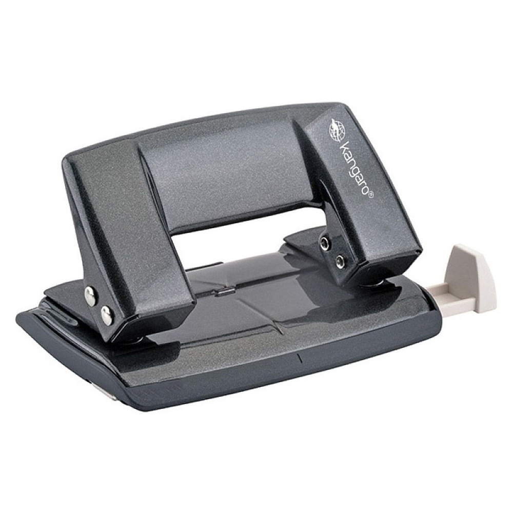 Дырокол "Aion-10G Metallic C. Grey", 10 листов, темно-серебристый