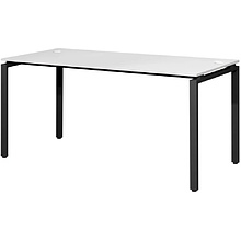 Стол письменный Millwood Лофт Сиэтл (ДТ-5), 1600х700 мм, металлокаркас черный