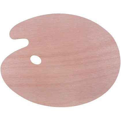 Палитра ДВП "Сонет", овальная, 40x50 см