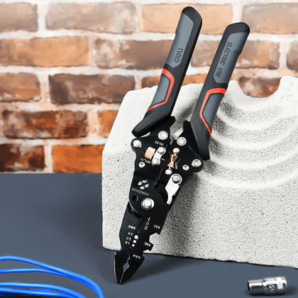 Многофункциональный инструмент для снятия изоляции Deli RS EDL383014, 200 мм - 3