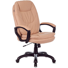 Кресло для руководителя "Бюрократ CH-868YAXSN", кожзам, пластик, бежевый