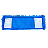 Насадка для плоской швабры 42х14 см, шенилл, на резинке, синий - 4