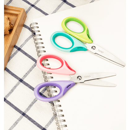 Ножницы "Deli 6068", 13.5 см, ассорти - 3