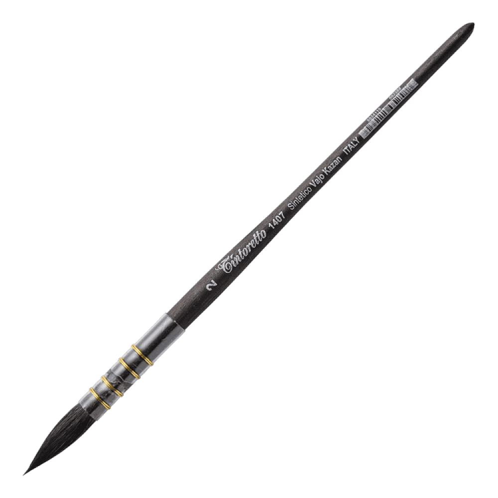 Кисть для рисования "Tintoretto", имитация белки, круглая, №2