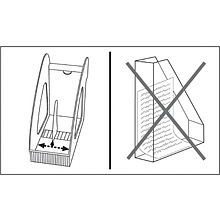 Модуль для бумаги вертикальный "Galaxy", дымчатый