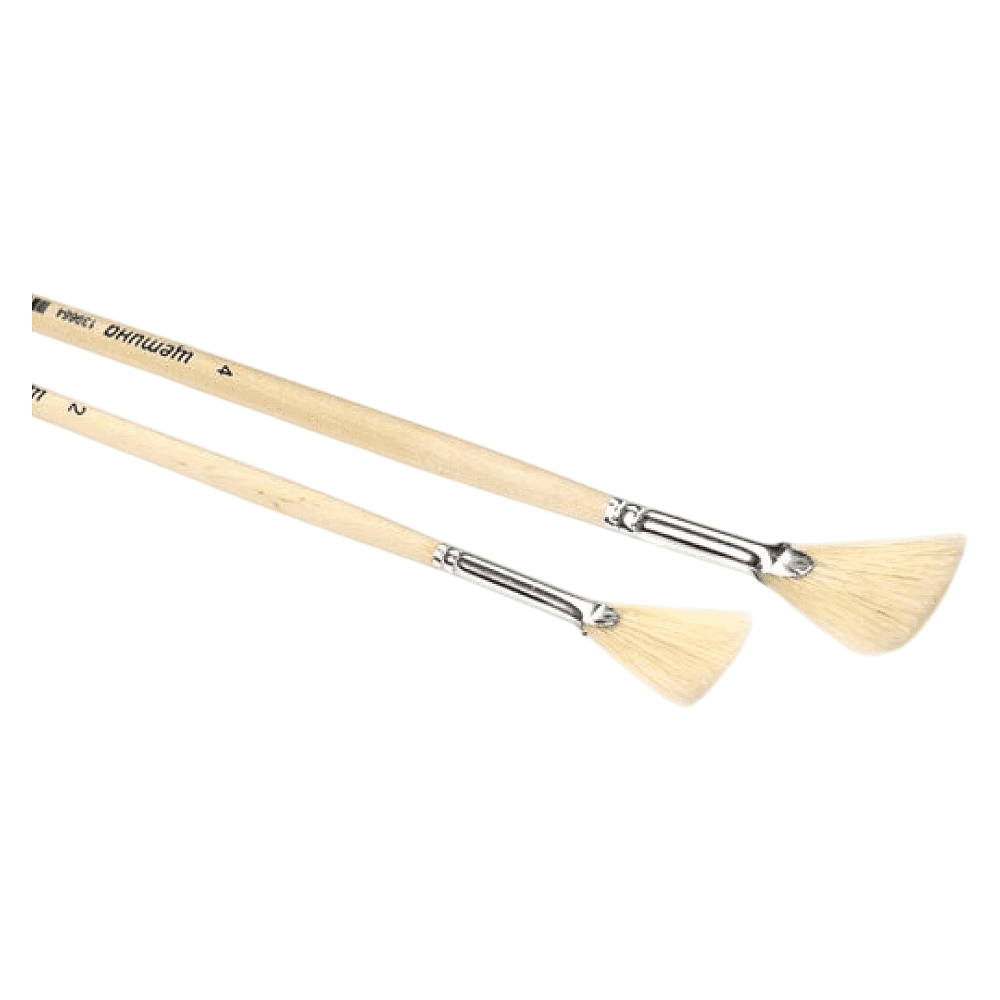 Кисть для рисования "Невская Палитра", щетина, веерная, №2