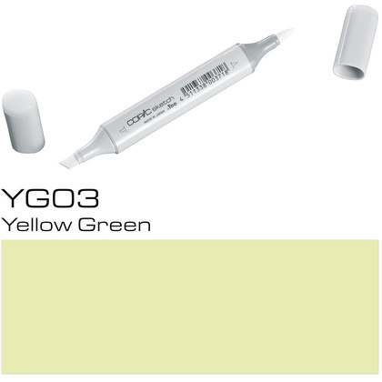 Маркер перманентный "Copic Sketch", YG-03 желто-зеленый