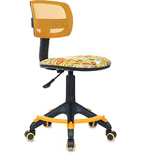 Кресло детское Бюрократ CH-299-F, сетка/ткань, оранжевый/оранжевый бэнг
