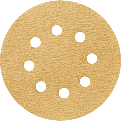 Круг шлифовальный абразивный Krugo Master, 8 отверстий, d125, p.800, 10 штук