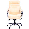 Кресло для руководителя EVERPROF "Valencia", экокожа, металл, бежевый - 2