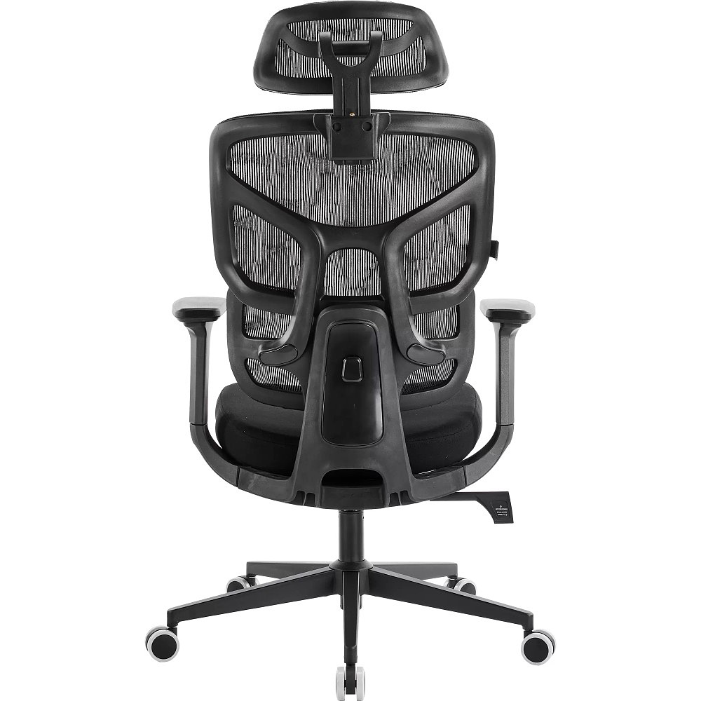 Кресло эргономичное EVERPROF Omega, Black, сетка, черный, металл, корпус черный - 5