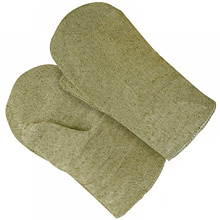 Рукавицы брезентовые с огнеупорной пропиткой