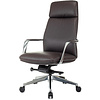 Кресло для руководителя Бюрократ VEGA, кожа, коричневый - 3