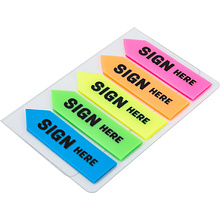 Закладки клейкие "Deli", 44x12 мм, 100 шт, ассорти