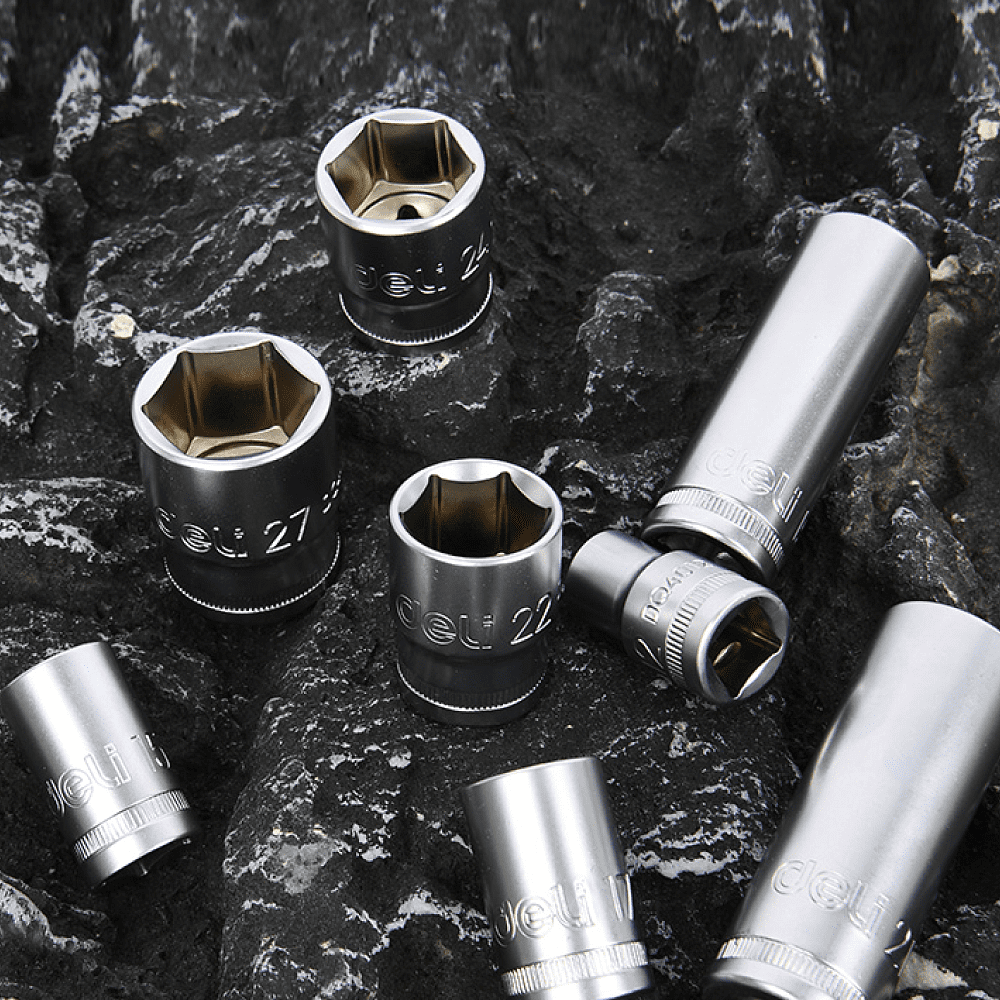 Набор инструмента 1/4", 1/2" Deli RS EDQ45082, 82 шт - 8