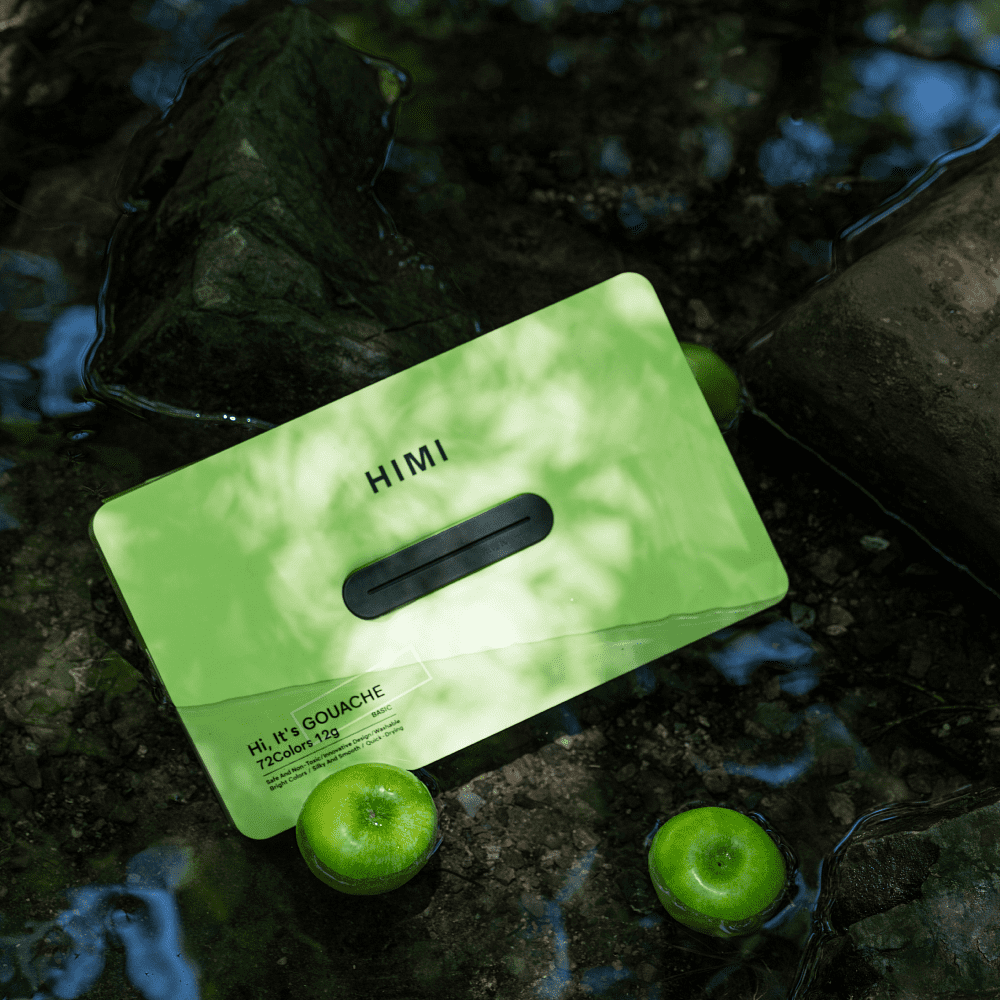 Краски гуашевые "Himi Jelly Cup", набор 72 цветов, 12 мл, кювета, пластиковый футляр - 6