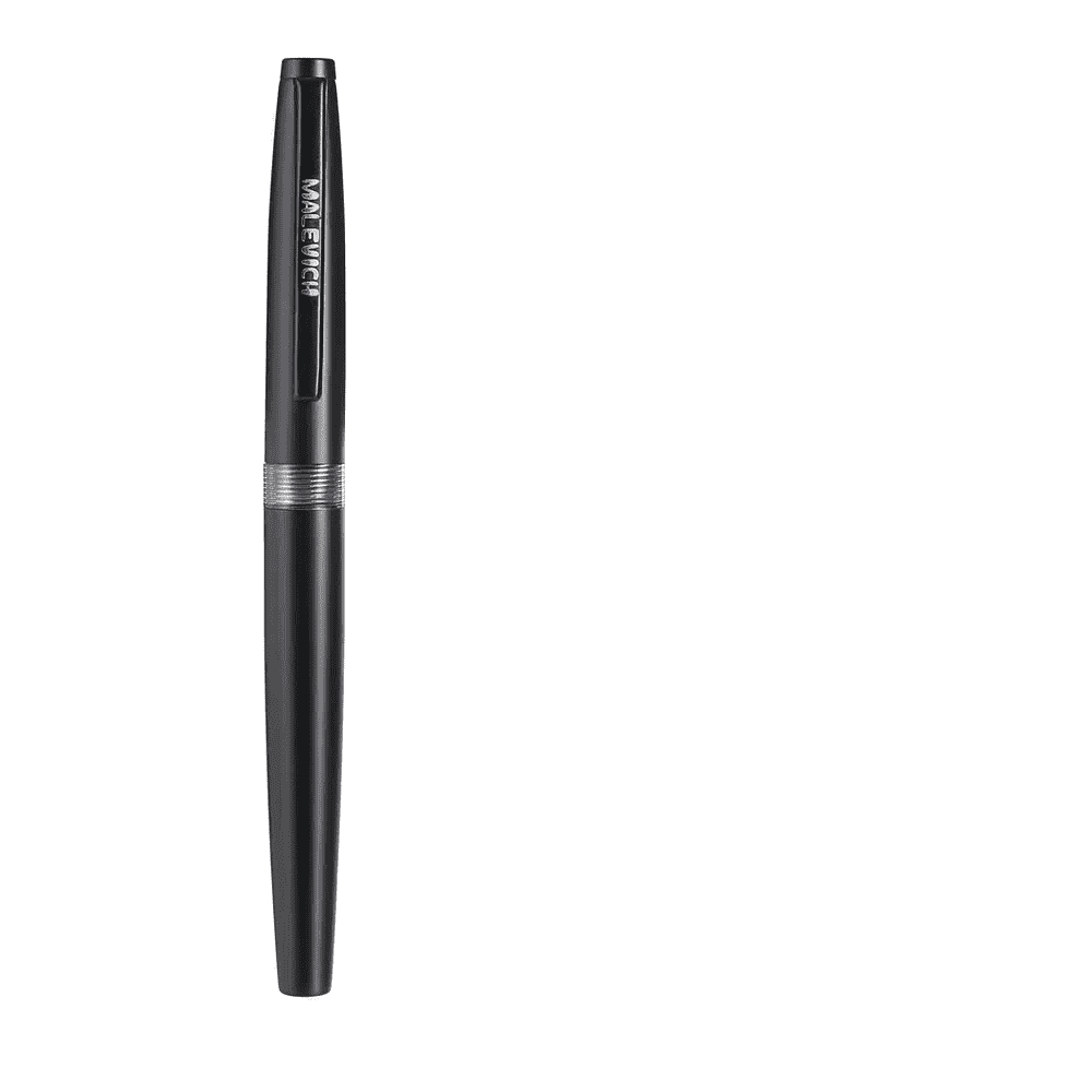 Ручка перьевая EF "Малевичъ", металл, с конвертером, черный