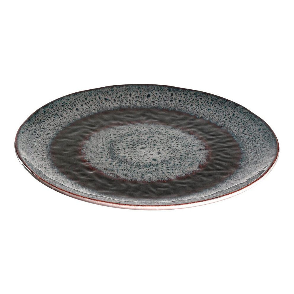 Тарелка "Matera", керамика, 23 см, серый