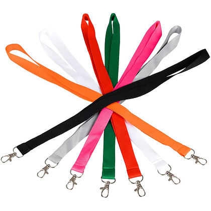 Тесьма с клипсой для бейджа "94405", 480x20 мм, зеленый - 2