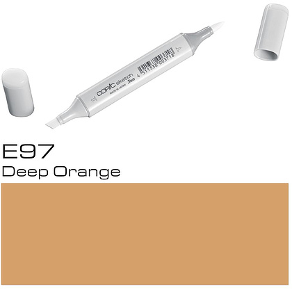 Маркер перманентный "Copic Sketch", E-97 глубокий оранжевый