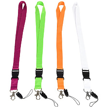 Тесьма с клипсой для бейджа с разъемом, 560x20 мм, красный