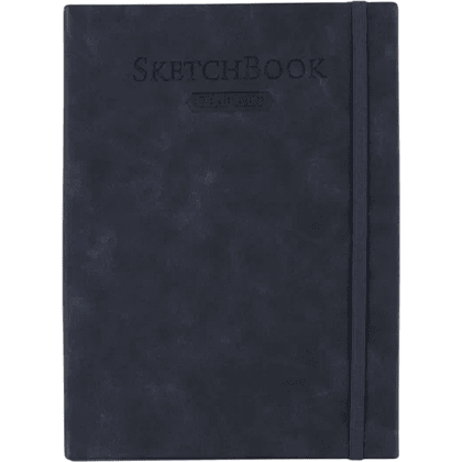 Скетчбук для графики "GrafArt white", 50 листов, А5, 160 г/м2, черный - 3