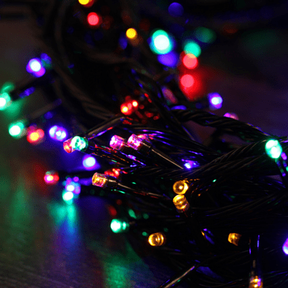 Гирлянда электрическая LED "Нить", 22 м, мультиколор - 3