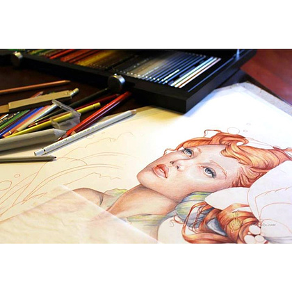 Карандаши цветные "Polychromos", 12 шт., в металлической упаковке - 3