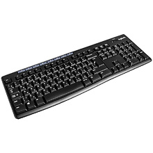 Клавиатура + мышь Logitech "MK270", беспроводная, черный