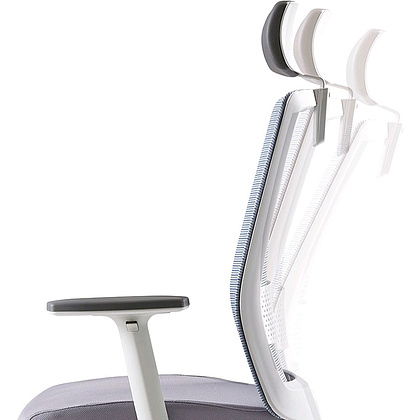 Кресло для руководителя BESTUHL "S30", сетка, ткань, пластик, черный - 8