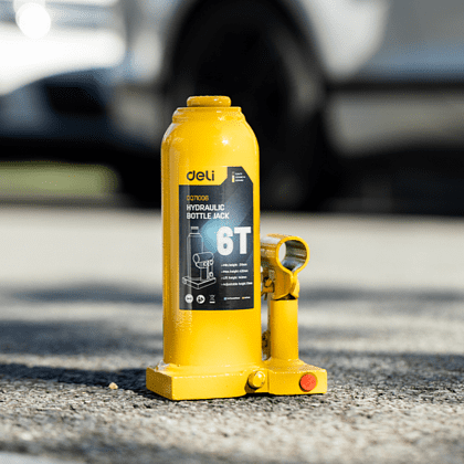 Домкрат бутылочный Deli YS EDQ71006, 6 т - 9
