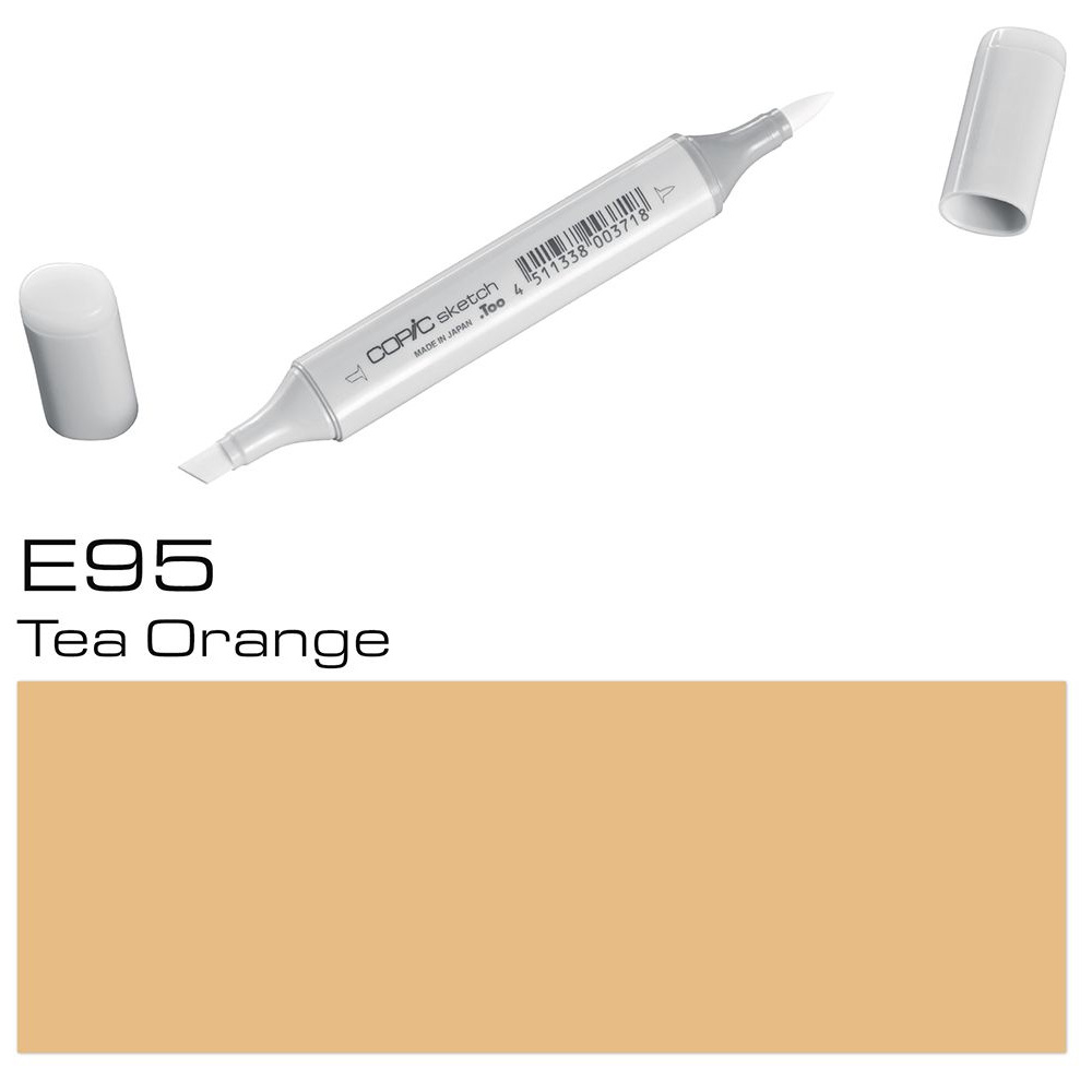 Маркер перманентный "Copic Sketch", E-95 чайный апельсин