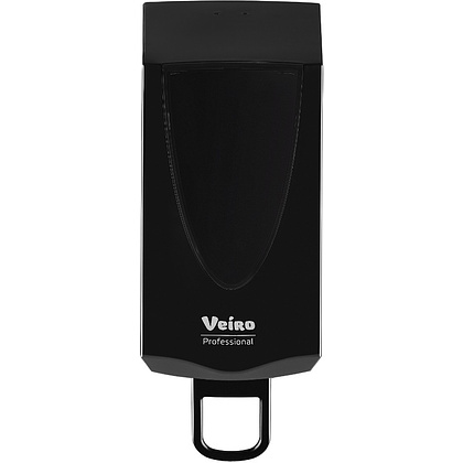 Диспенсер "VEIRO Professional SAVONA" для жидкого мыла, 0.8 л, ABS-пластик, черный