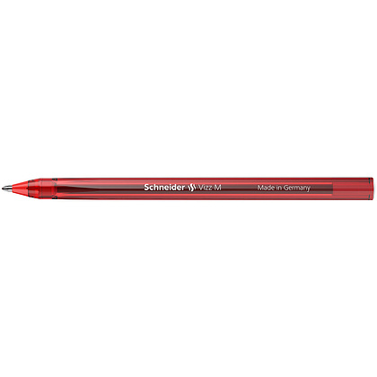 Ручка шариковая "Schneider Vizz M", красный, стерж. красный - 5