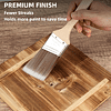 Кисть малярная Deli YS EDL509172, плоская 2"-50 мм, угловой срез, искусственная щетина - 3