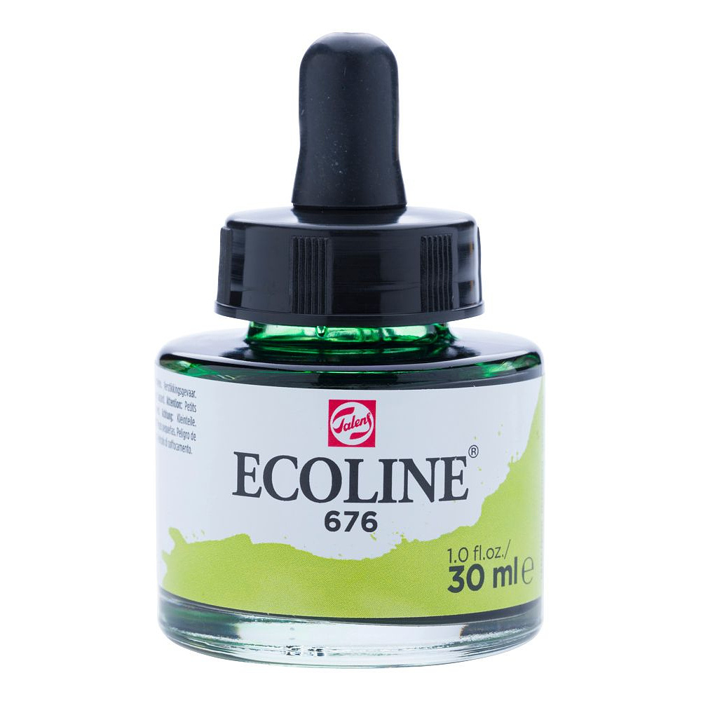 Жидкая акварель "ECOLINE", 676 травяная, 30 мл