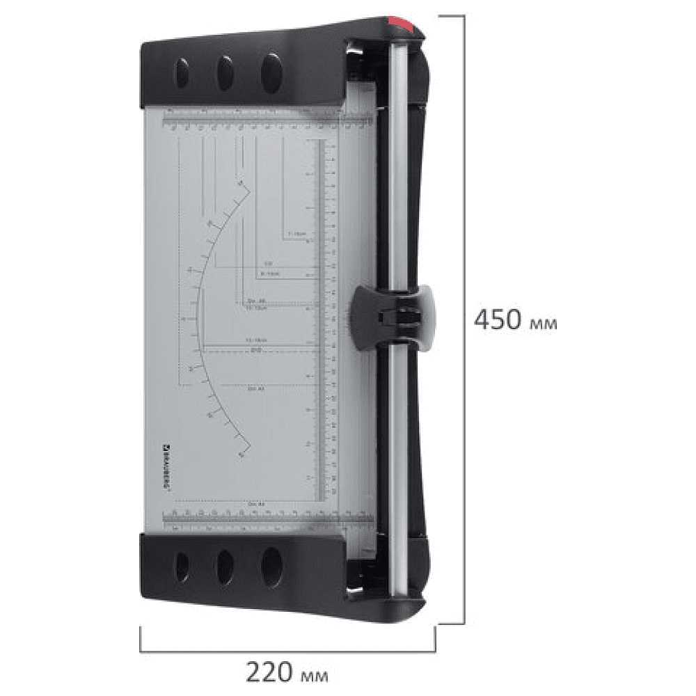Резак для бумаги роликовый BRAUBERG EXTRA,  A4, длина реза 320 мм - 4