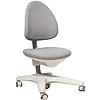 Кресло детское Ergosmart Maximus, ткань, серый, пластик, корпус белый - 2